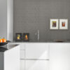 Paititi Sterling Geometric Trellis Wallpaper - Image 2