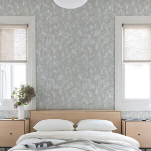 Felsic Silver Studded Wallpaper