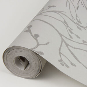 Koura Silver Branches Wallpaper