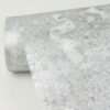 Kulta Silver Cement Wallpaper - Image 3