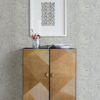 Kulta Silver Cement Wallpaper - Image 2
