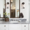 Namari Silver Distressed Tile Wallpaper - Image 2