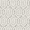 Latona Platinum Diamond Geometric Wallpaper