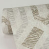 Latona Platinum Diamond Geometric Wallpaper - Image 3