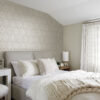 Latona Platinum Diamond Geometric Wallpaper - Image 2