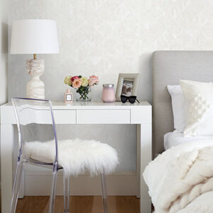Demir Dove Distressed Geometric Wallpaper