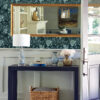 Irina Navy Floral Blooms Wallpaper - Image 3
