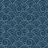 Alorah Navy Wave Wallpaper