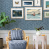 Alorah Blue Wave Wallpaper - Image 2