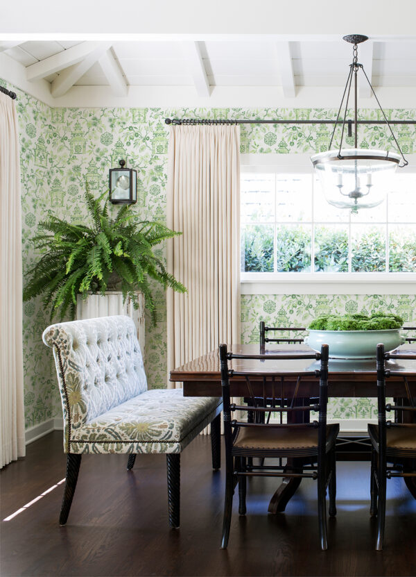 Helaine Green Pagoda Wallpaper - Image 2
