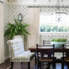 Gallina Charcoal Trellis Wallpaper - Image 3