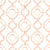 Gallina Orange Trellis Wallpaper