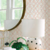 Gallina Orange Trellis Wallpaper - Image 2