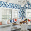 Essie Blue Painterly Floral Wallpaper - Image 3