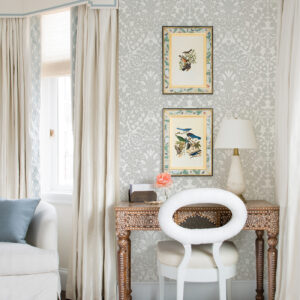 Marni Grey Fruit Damask Wallpaper