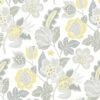 Jana Light Grey Jacobean Wallpaper