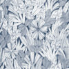 Bannon Blue Leaves Wallpaper