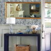 Bannon Blue Leaves Wallpaper - Image 3
