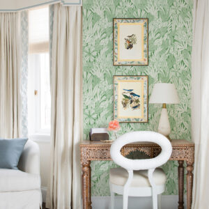 Bannon Green Leaves Wallpaper