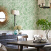 Bannon Green Leaves Wallpaper - Image 3