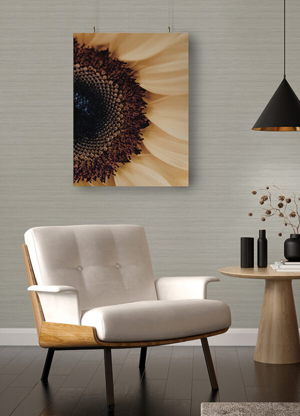 Shantung Slate Silk Wallpaper - Image 3