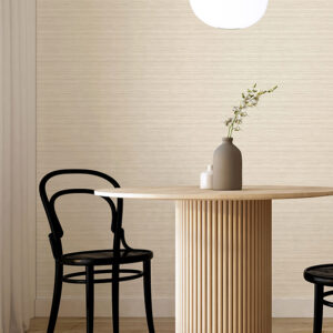 Shantung Beige Silk Wallpaper