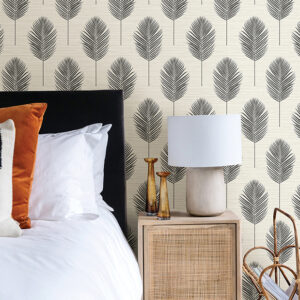 Bali Black Fern Wallpaper