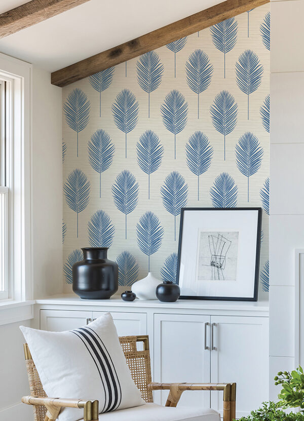 Bali Blue Fern Wallpaper - Image 2