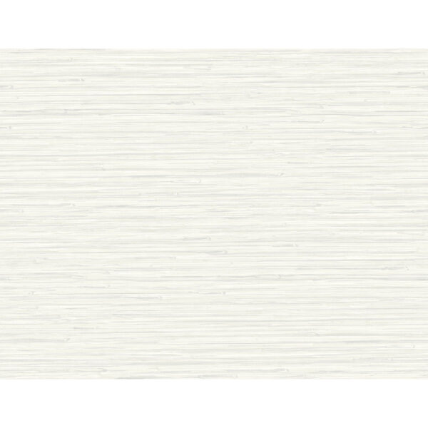 Rushmore White Faux Grasscloth Wallpaper
