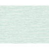 Rushmore Aqua Faux Grasscloth Wallpaper