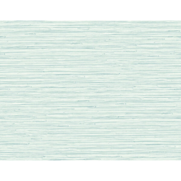 Rushmore Aqua Faux Grasscloth Wallpaper