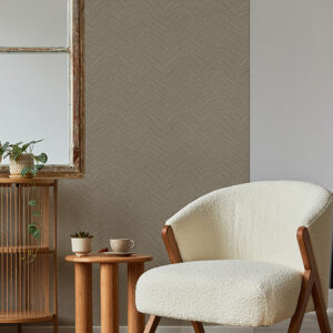 Apex Light Brown Weave Wallpaper