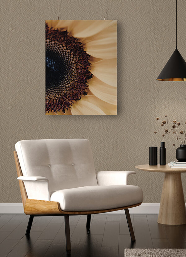 Apex Beige Weave Wallpaper - Image 3