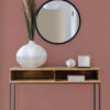 Moroccan Coral Sisal Texture Wallpaper - Image 3