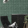 Thriller Green Wood Tile Wallpaper - Image 2