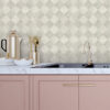 Thriller Light Grey Wood Tile Wallpaper - Image 3