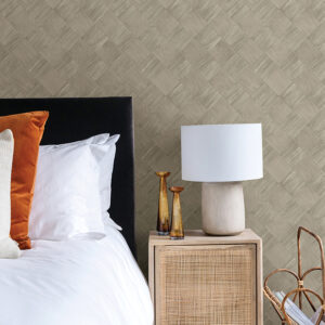 Thriller Grey Wood Tile Wallpaper
