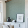 Snuggle Teal Woven Texture Wallpaper - Image 2