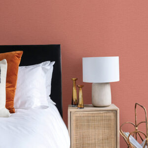 Salamander Red Woven Wallpaper