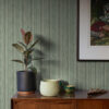 Hilton Green Marbled Paper Wallpaper - Image 3
