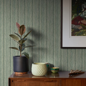 Hilton Green Marbled Paper Wallpaper