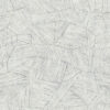 Aldabra Grey Textured Geometric Wallpaper