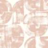 Giulietta Blush Painterly Geometric Wallpaper