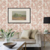 Giulietta Blush Painterly Geometric Wallpaper - Image 3
