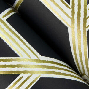 Livia Black Trellis Wallpaper