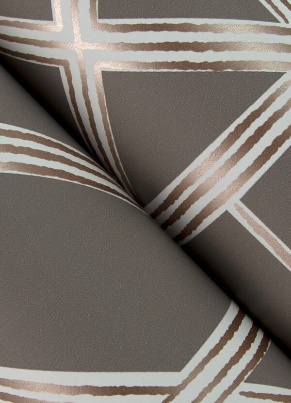 Livia Mauve Trellis Wallpaper - Image 3