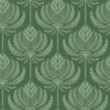 Palmier Green Lotus Fan Wallpaper