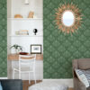 Palmier Green Lotus Fan Wallpaper - Image 3