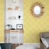 Palmier Yellow Lotus Fan Wallpaper - Image 3