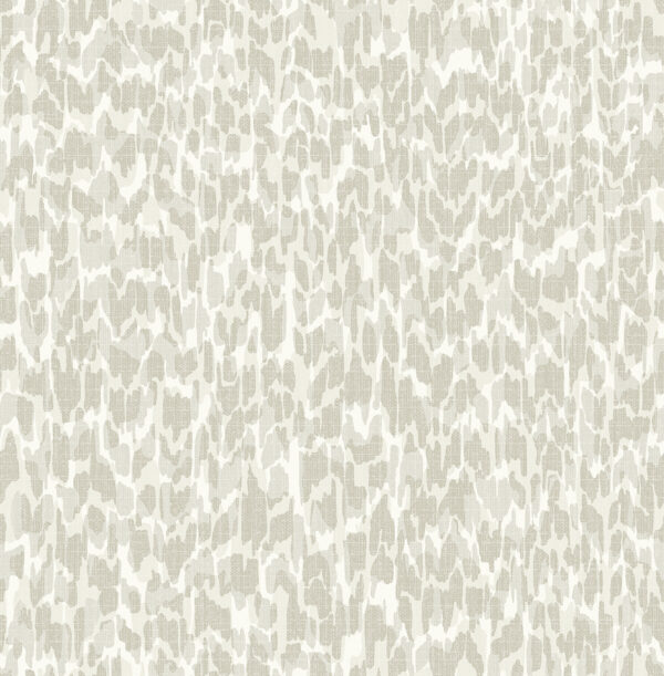 Flavia Light Grey Animal Print Wallpaper